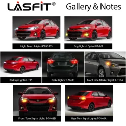 Fit for 2014-2016 Toyota Corolla LED Bulbs Exterior Interior Lights Plug n Play