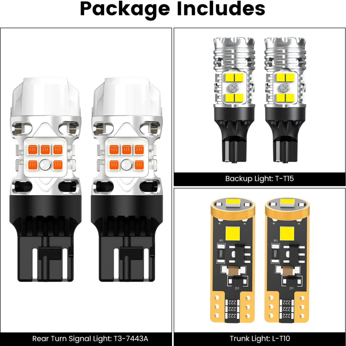Fit for 2023-2026 Toyota Corolla 7443 921 168 LED Exterior Interior Lights
