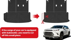 Fit for 2024-2026 Toyota Grand Highlander Floor Mats or Cargo Mat, Fit Gas & Hybrid, Not fit 2024 Toyota Grand Highlander XLE 7-seater