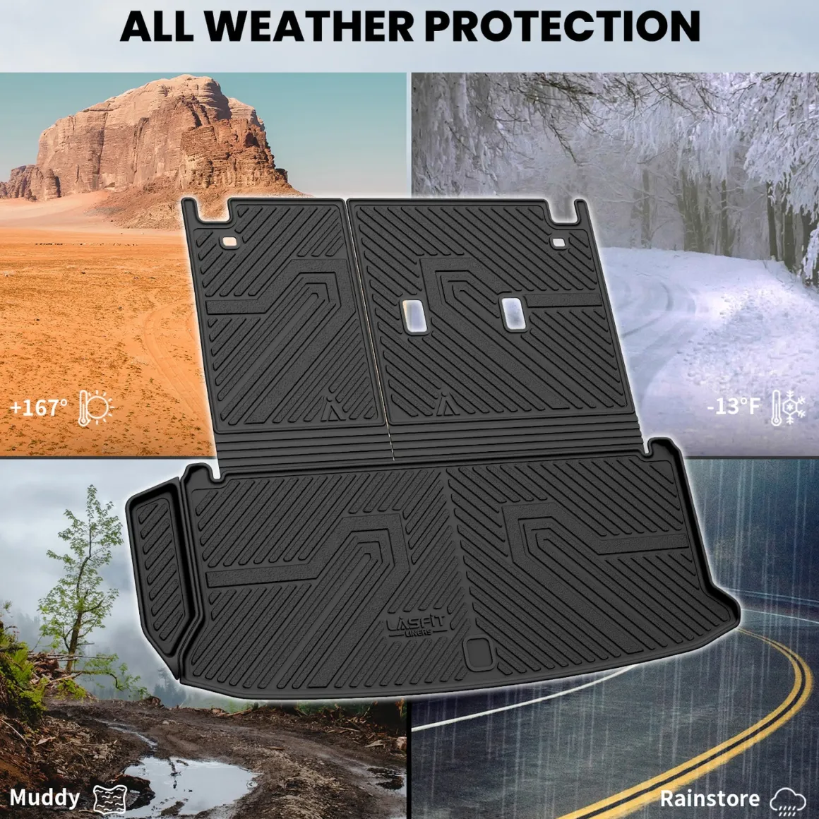 Fit for 2024-2026 Toyota Grand Highlander Floor Mats or Cargo Mat, Fit Gas & Hybrid, Not fit 2024 Toyota Grand Highlander XLE 7-seater