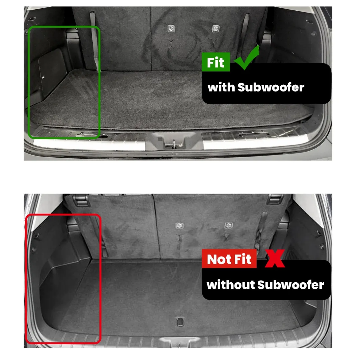 Fit for 2024-2026 Toyota Grand Highlander Floor Mats or Cargo Mat, Fit Gas & Hybrid, Not fit 2024 Toyota Grand Highlander XLE 7-seater