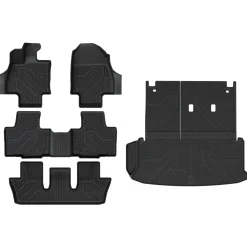 Fit for 2024-2026 Toyota Grand Highlander Floor Mats or Cargo Mat, Fit Gas & Hybrid, Not fit 2024 Toyota Grand Highlander XLE 7-seater