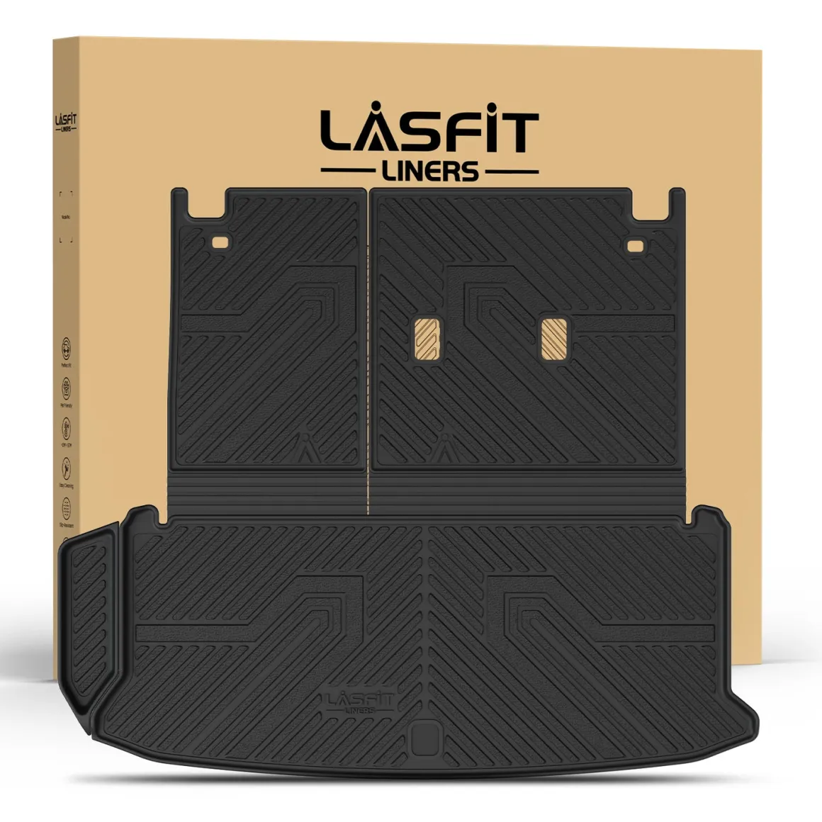 Fit for 2024-2026 Toyota Grand Highlander Floor Mats or Cargo Mat, Fit Gas & Hybrid, Not fit 2024 Toyota Grand Highlander XLE 7-seater
