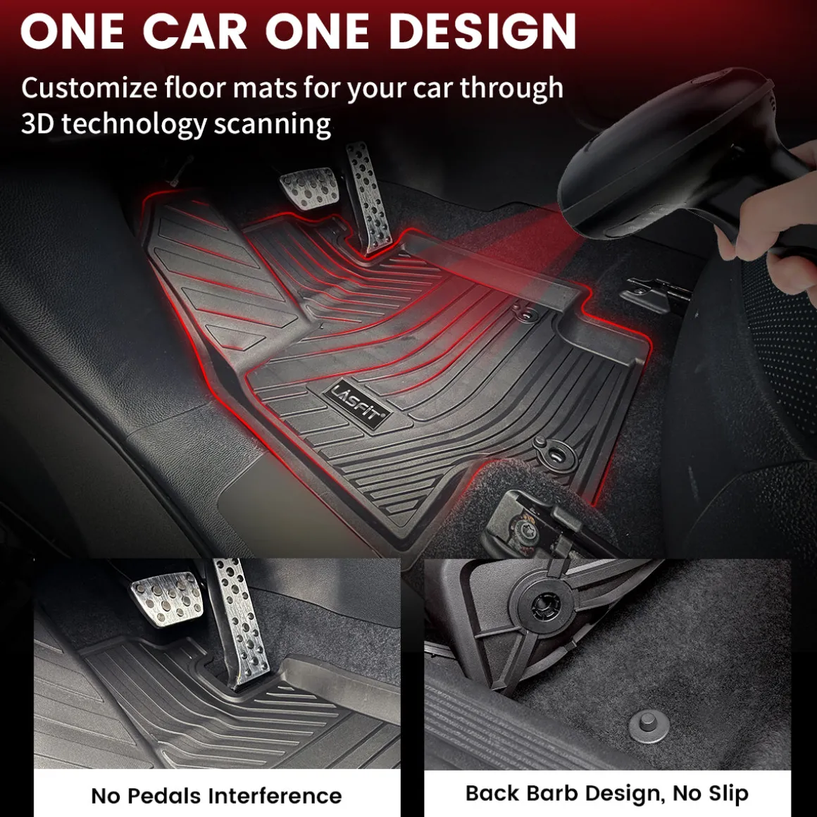 Fit for 2020-2026 Toyota Highlander Floor Mats or Cargo Mat, Fit Gasoline Only, Not for Grand Highlander