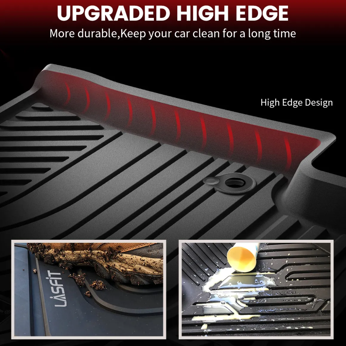 Fit for 2020-2026 Toyota Highlander Floor Mats or Cargo Mat, Fit Gasoline Only, Not for Grand Highlander
