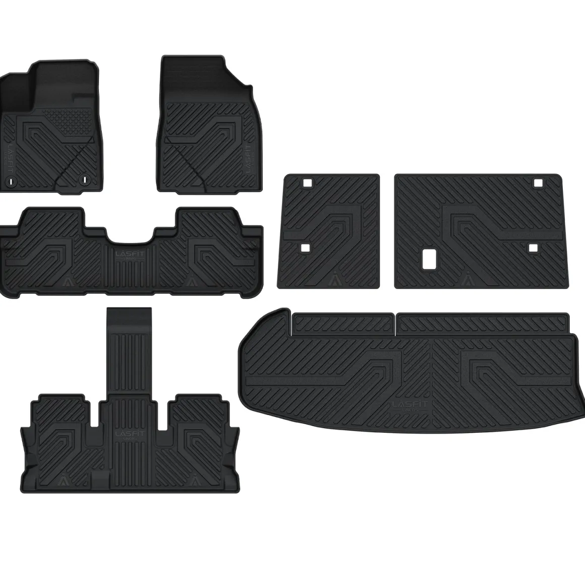 Fit for 2014-2019 Toyota Highlander Floor Mats or 3rd Row Seatback & Cargo Mats, Fit Gas Only