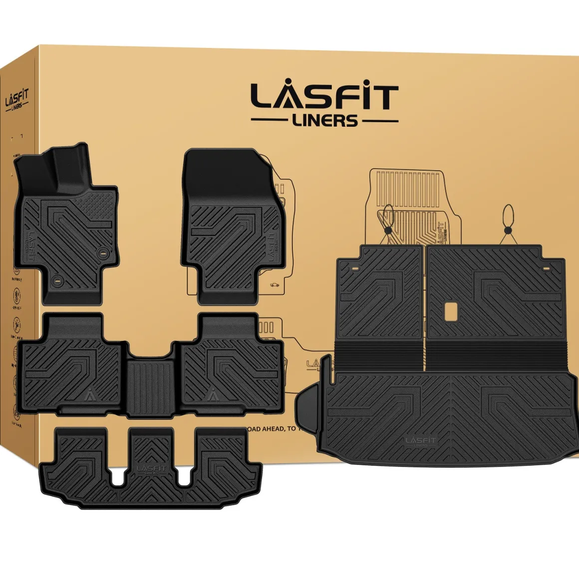 Fit for 2020-2026 Toyota Highlander Hybrid Floor Mats or Seatback & Cargo Mat