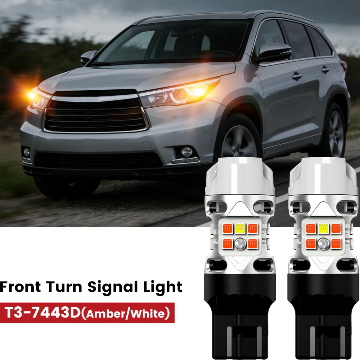 Fit for 2014-2016 Toyota Highlander LED Bulbs Exterior Interior Lights