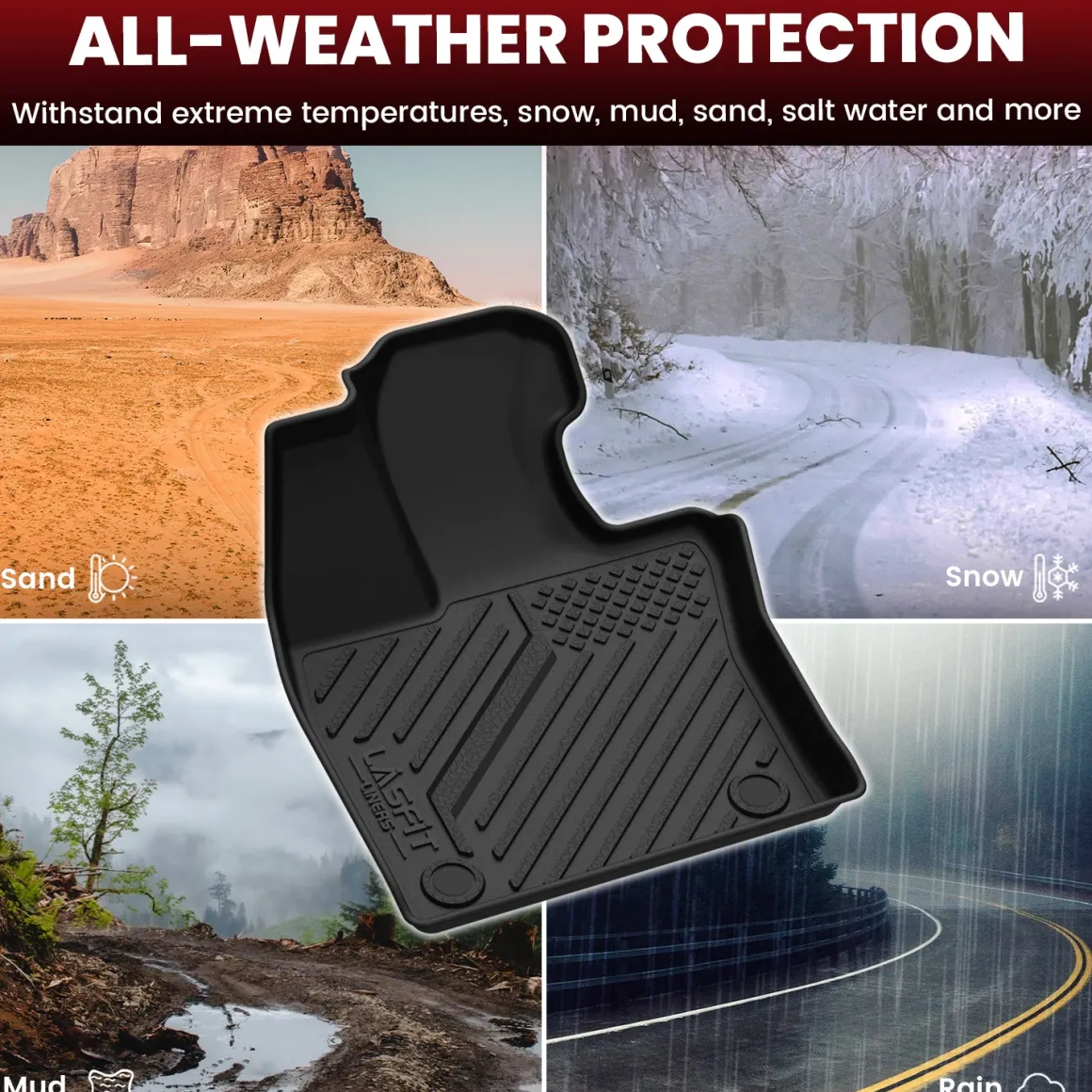 Fit for 2023-2026 Toyota Prius Floor Mats & Cargo Mats, Fit Prime / PHEV / Hybrid
