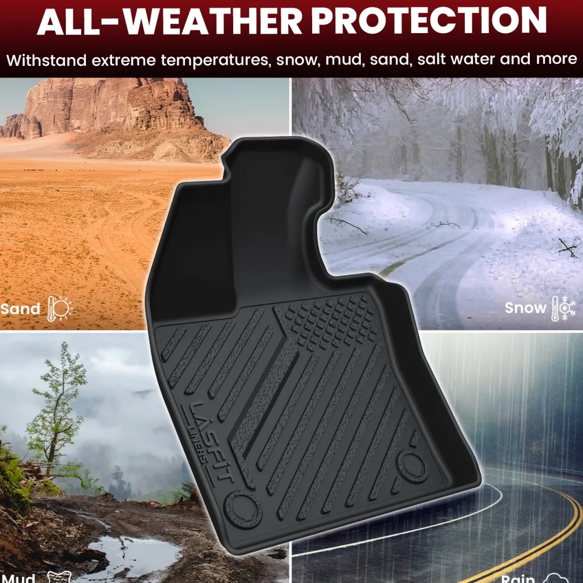 Fit for 2023-2026 Toyota Prius Floor Mats & Cargo Mats, Fit Prime / PHEV / Hybrid