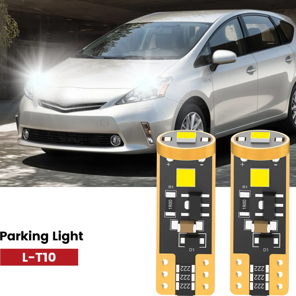 Fit for 2010-2015 Toyota Prius The Brightest LED Bulbs Upgrade | Tested and Verified