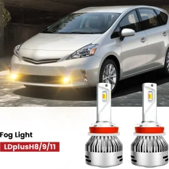 Fit for 2010-2015 Toyota Prius The Brightest LED Bulbs Upgrade | Tested and Verified
