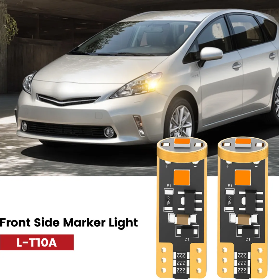 Fit for 2010-2015 Toyota Prius The Brightest LED Bulbs Upgrade | Tested and Verified