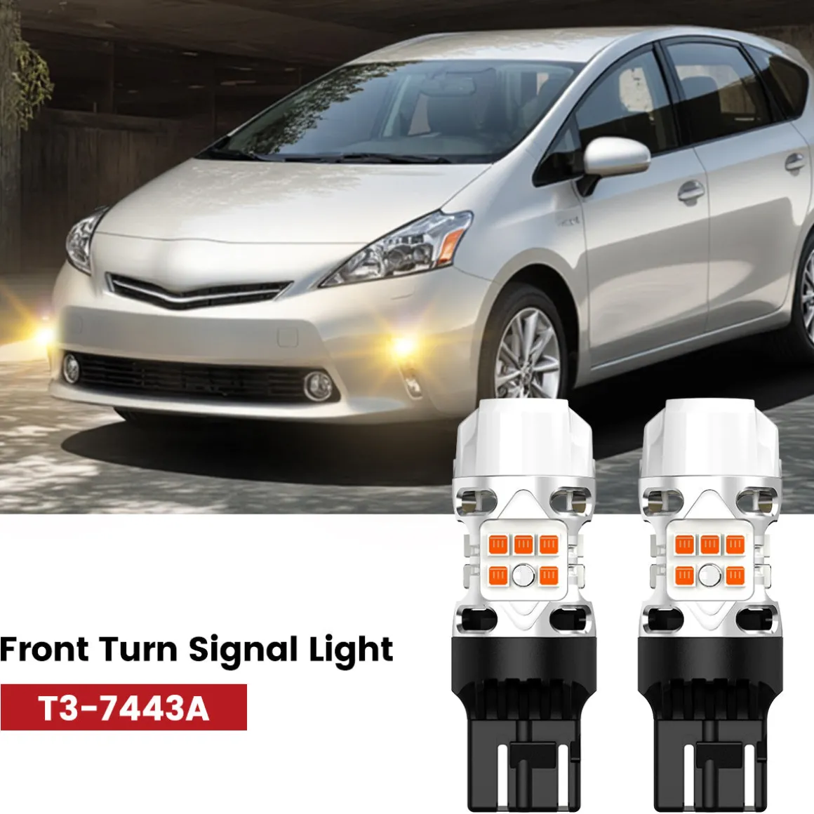 Fit for 2010-2015 Toyota Prius The Brightest LED Bulbs Upgrade | Tested and Verified