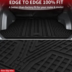 Fit for 2019-2025 Toyota RAV4 All-weather TPE Floor Mats & Cargo Mat