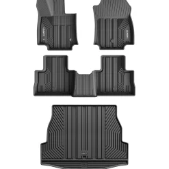 Fit for 2019-2025 Toyota RAV4 All-weather TPE Floor Mats & Cargo Mat