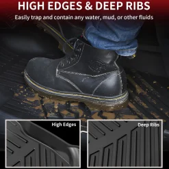 Fit for 2013-2018 Toyota RAV4 Floor Mats or Cargo Mat, Fit Gas Only