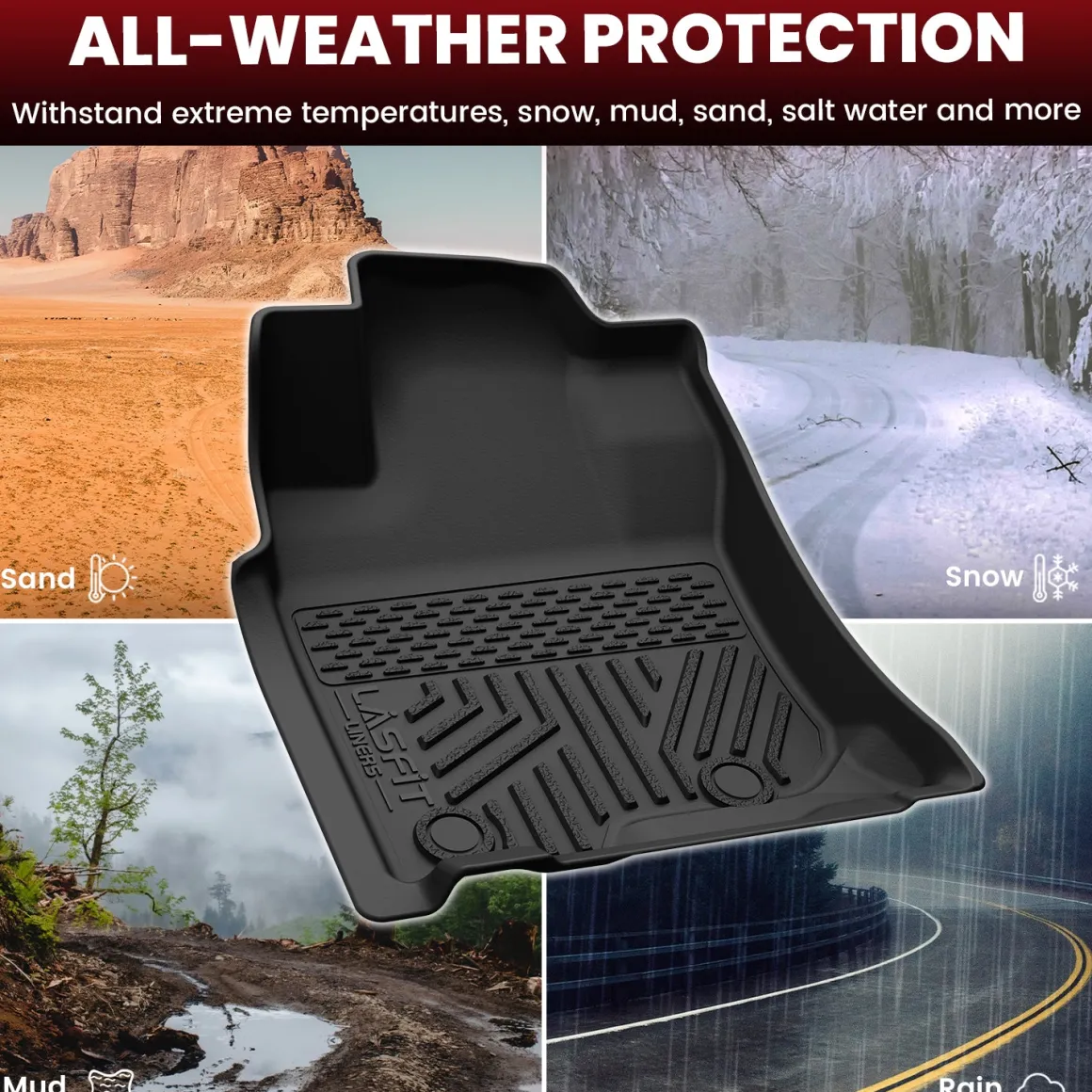 Fit for 2013-2024 Toyota 4Runner Floor Mats or Seatback & Cargo Mats