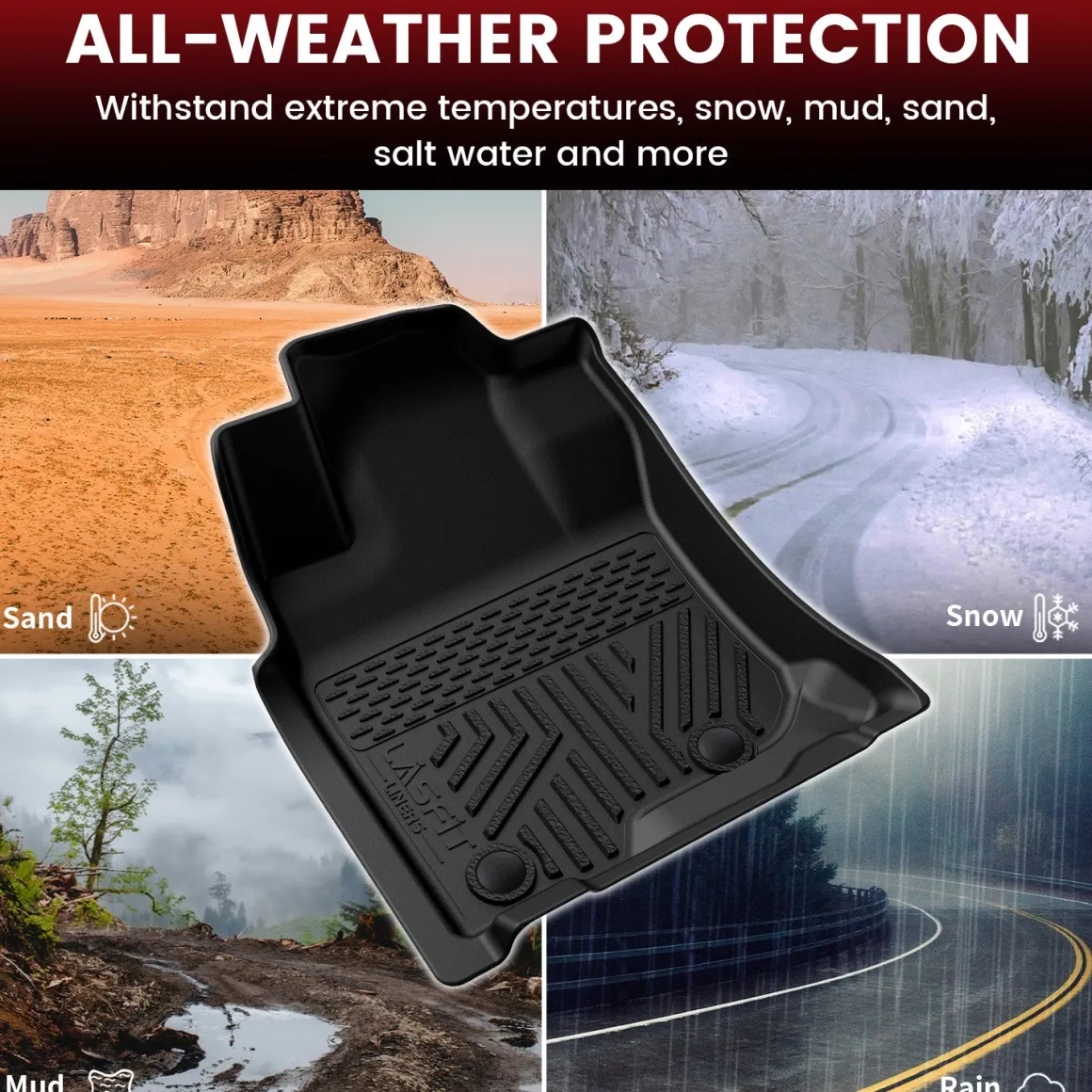 Fit for 2013-2024 Toyota 4Runner Floor Mats or Seatback & Cargo Mats