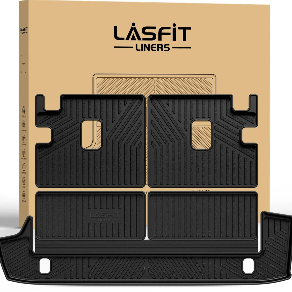 Fit for 2013-2024 Toyota 4Runner Floor Mats or Seatback & Cargo Mats
