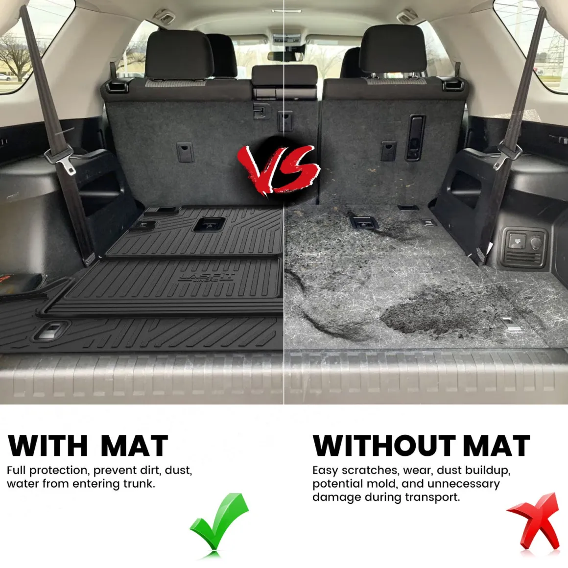 Fit for 2013-2024 Toyota 4Runner Floor Mats or Seatback & Cargo Mats