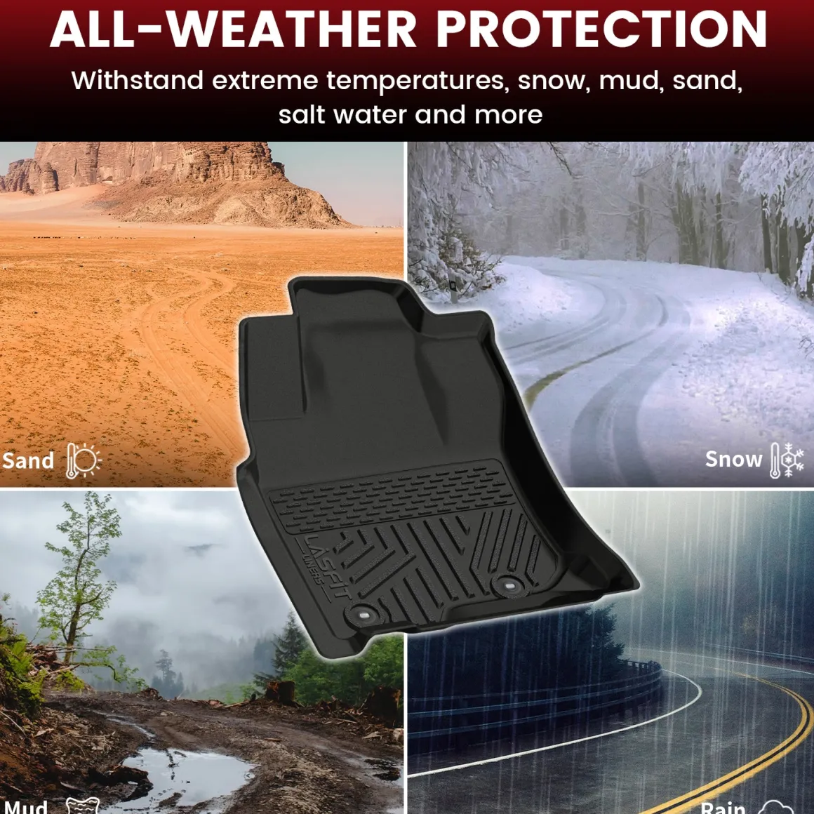 Fit for 2013-2024 Toyota 4Runner Floor Mats or Seatback & Cargo Mats