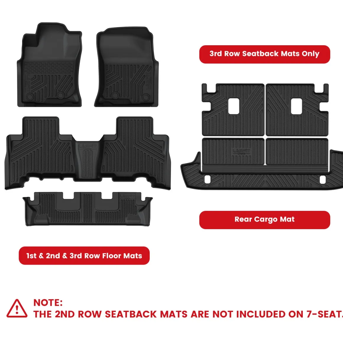 Fit for 2013-2024 Toyota 4Runner Floor Mats or Seatback & Cargo Mats