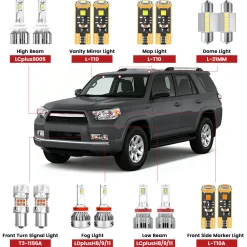 Fit for 2006-2013 Toyota 4Runner LED Bulbs Upgrade