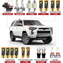 Fit for 2014-2020 Toyota 4Runner LED Bulbs Upgrade | Tested and Verified
