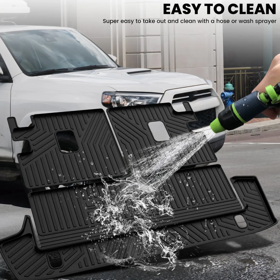 Fit for 2010-2012 Toyota 4Runner Seatback & Cargo Mats