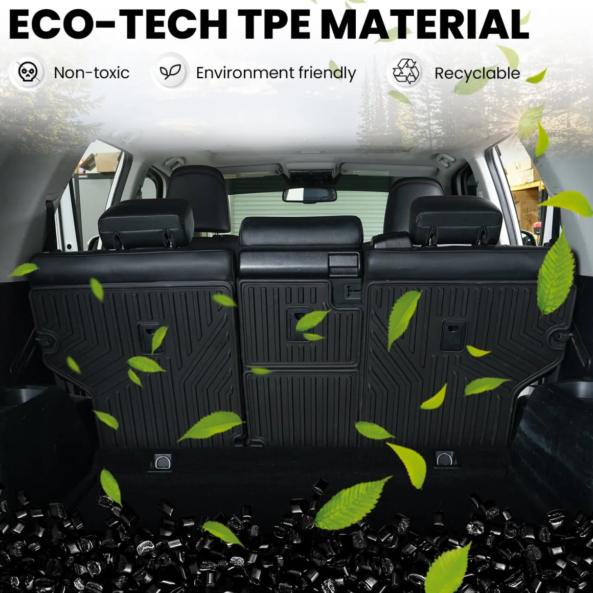 Fit for 2010-2012 Toyota 4Runner Seatback & Cargo Mats