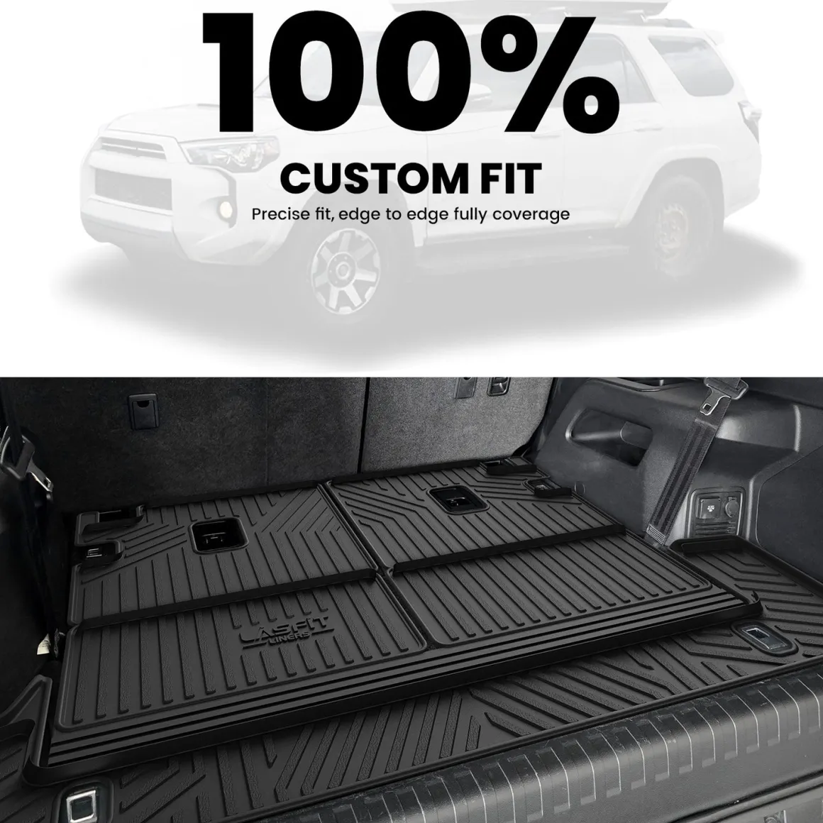 Fit for 2010-2012 Toyota 4Runner Seatback & Cargo Mats