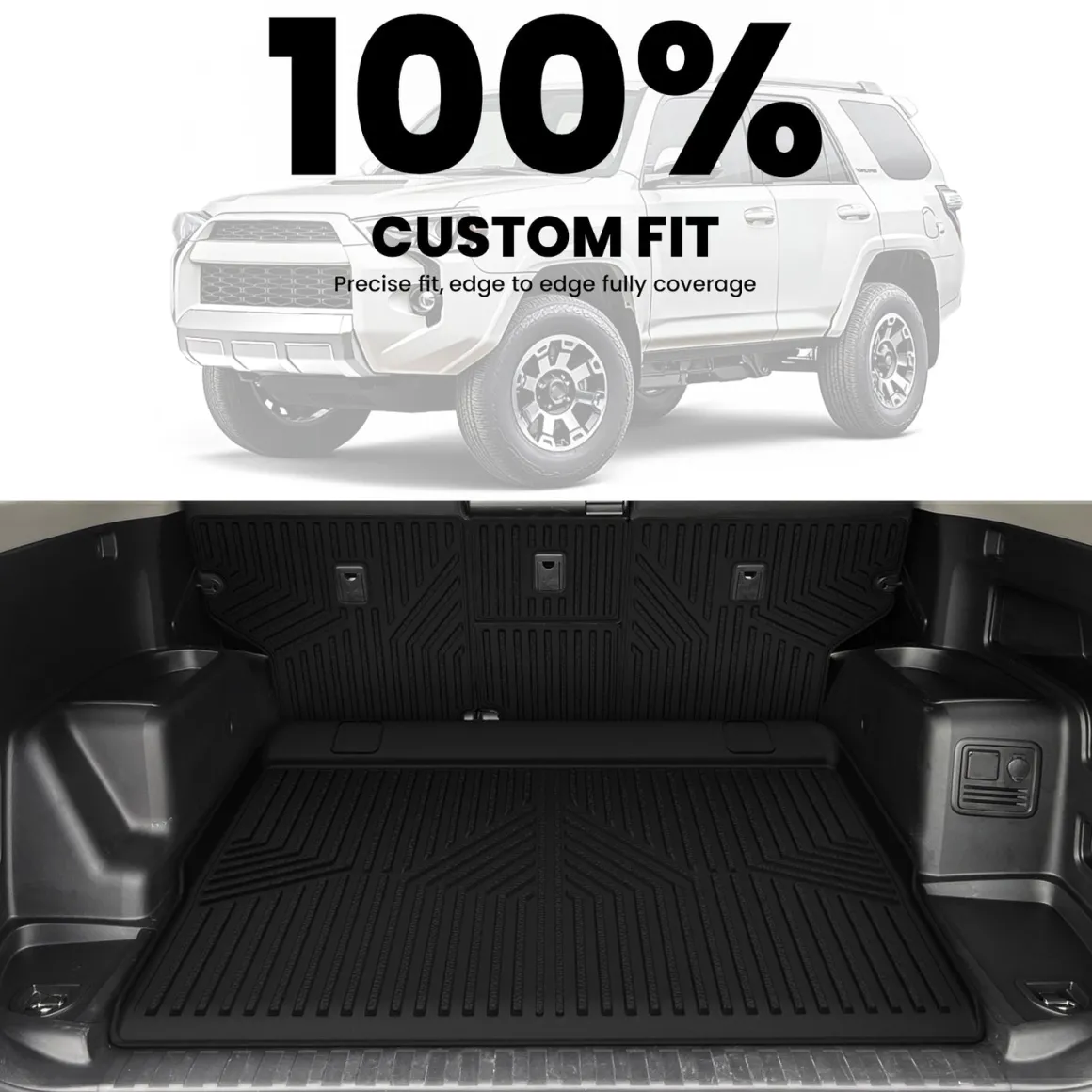 Fit for 2010-2012 Toyota 4Runner Seatback & Cargo Mats