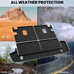 Fit for 2010-2012 Toyota 4Runner Seatback & Cargo Mats