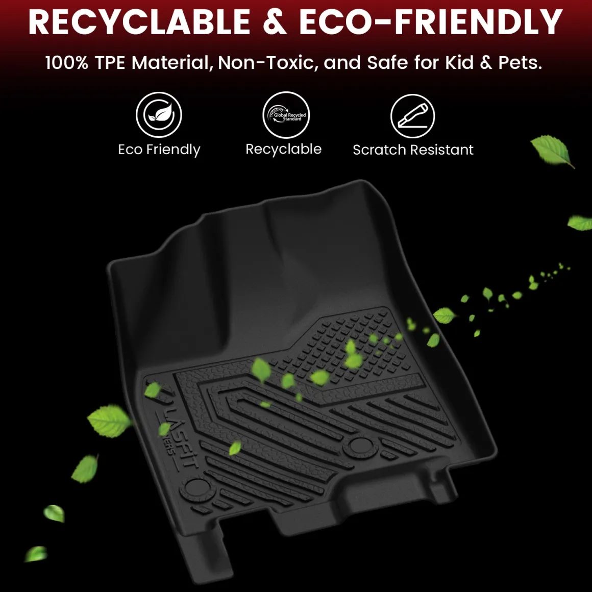 Fit for 2013-2020 Toyota Sienna Floor Mats & Cargo Mat, Fit Fixed center console