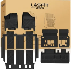 Fit for 2013-2020 Toyota Sienna Floor Mats & Cargo Mat, Fit Fixed center console