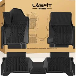 Fit for 2024-2026 Toyota Tacoma All-Weather Floor Mats, Fit Double Cab Only