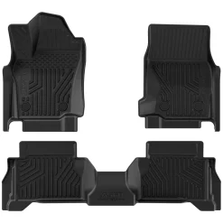 Fit for 2024-2026 Toyota Tacoma All-Weather Floor Mats, Fit Double Cab Only