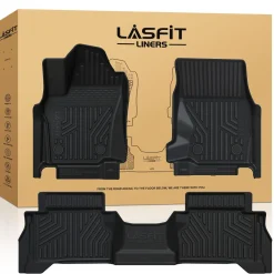 Fit for 2024-2026 Toyota Tacoma All-Weather Floor Mats, Fit Double Cab Only