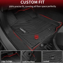 Fit for 2016-2023 Toyota Tacoma Floor Mats, Fit Automatic Transmission Only