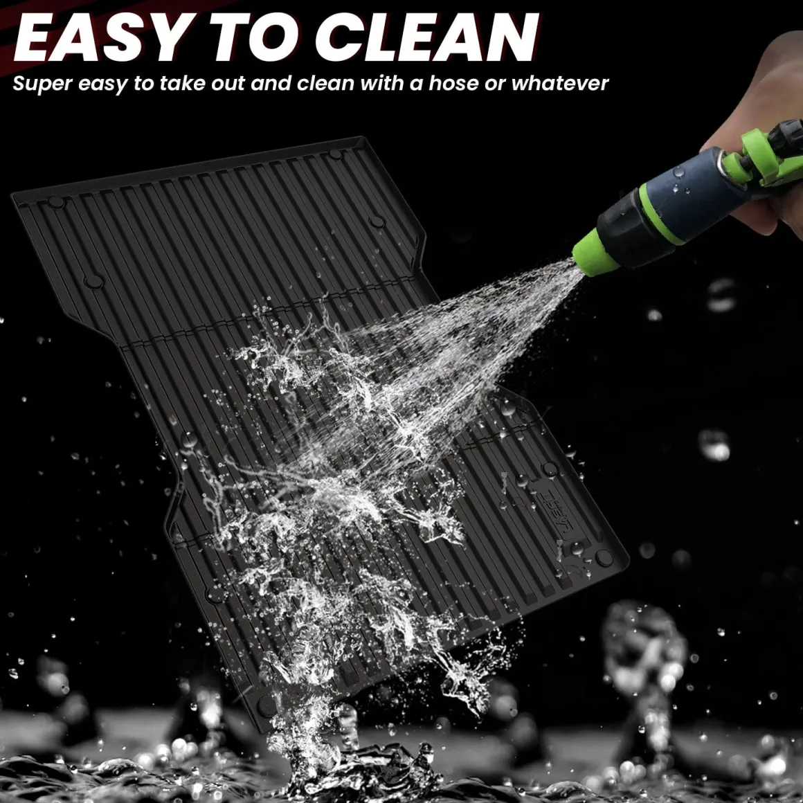 Fit for 2024-2026 Toyota Tacoma 5FT or 6FT Heavy Duty Truck Bed Mat or Tailgate Mat