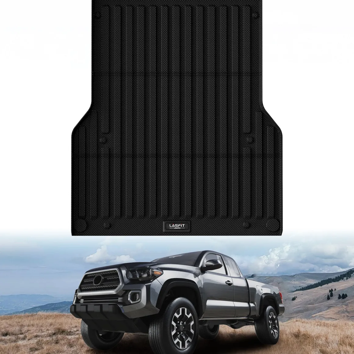 Fit for 2005-2023 Toyota Tacoma 5FT or 6FT Heavy Duty Custom Bed Mat or Tailgate Mat