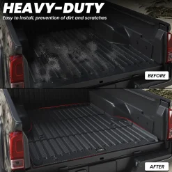 Fit for 2005-2023 Toyota Tacoma 5FT or 6FT Heavy Duty Custom Bed Mat or Tailgate Mat