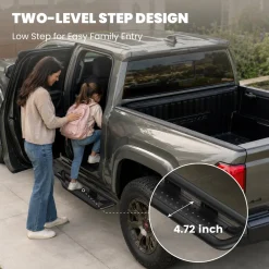 Fit for 2024-2026 Toyota Tacoma Running Boards Side Steps, Fit Double Cab ONLY