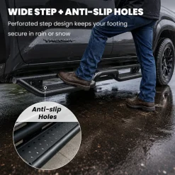 Fit for 2024-2026 Toyota Tacoma Running Boards Side Steps, Fit Double Cab ONLY