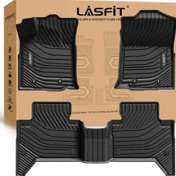 Fit for 2016-2023 Toyota Tacoma 1st Row Floor Mats, Auto Transmission Only, Fit Double & Access Cab