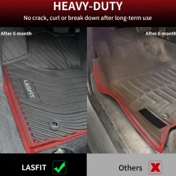 Fit for 2016-2023 Toyota Tacoma 1st Row Floor Mats, Auto Transmission Only, Fit Double & Access Cab