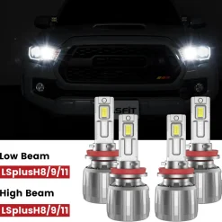 Fit for 2016-2023 Toyota Tacoma The Brightest LED Bulbs Upgrade | Tested and Verified