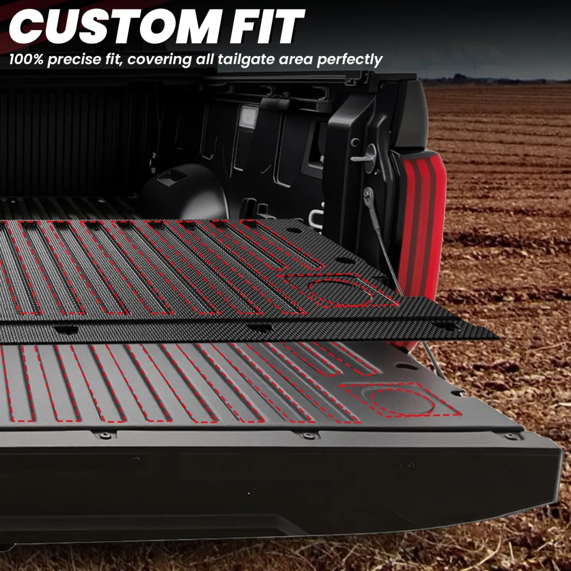 Fit for 2022-2026 Toyota Tundra Heavy Duty Custom Bed Mat or Tailgate Mat