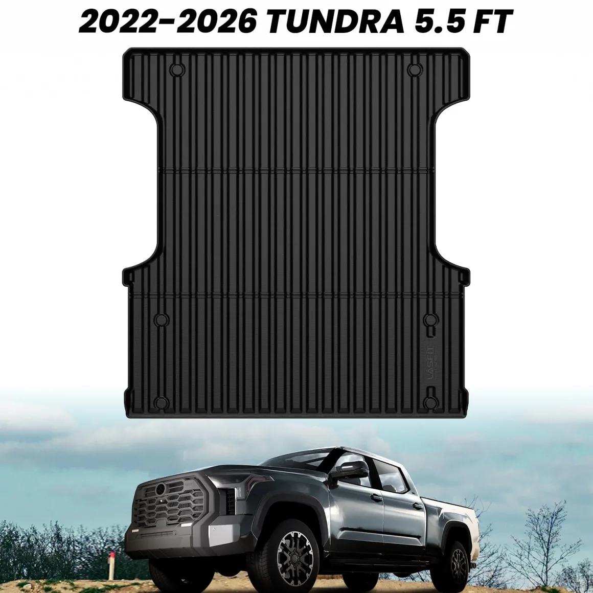 Fit for 2022-2026 Toyota Tundra Heavy Duty Custom Bed Mat or Tailgate Mat